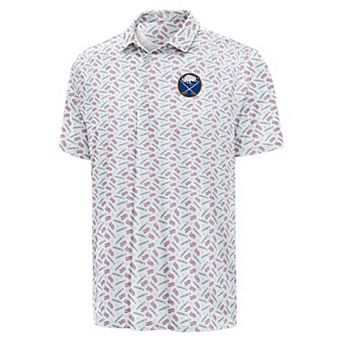 Men's Antigua White Buffalo Sabres All American Polo