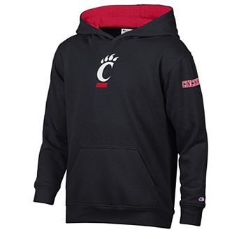Youth Champion Black Cincinnati Bearcats Fleece Hoodie