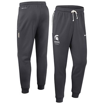 Men's Nike Anthracite Michigan State Spartans 2026 Sideline Standard Issue Dri-FIT Taper Pants