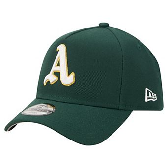 Youth New Era Green Oakland Athletics Cooperstown Logo 9FORTY A-Frame Adjustable Hat