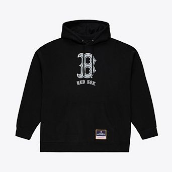Men's Mitchell & Ness Black Boston Red Sox Chrome Hoodie