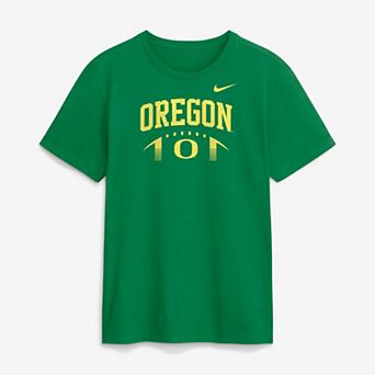 Men's Nike Green Oregon Ducks Primetime Football Icon T-Shirt