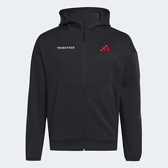 Men's adidas Black Texas Tech Red Raiders Z.N.E Full-Zip Hoodie