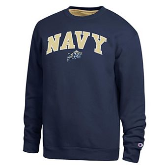 Men's Champion Navy Navy Midshipmen Arch Sweatshirt