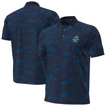 Men's Under Armour Navy Notre Dame Fighting Irish ArmourDry Tropical Dusk Polo