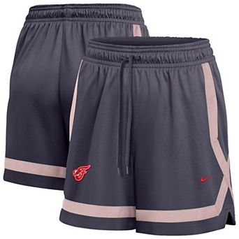 Women's Nike Charcoal Indiana Fever Studio Fleece Shorts