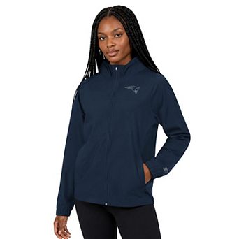 Women's Starter Navy New England Patriots Athleisure Lightweight Full-Zip Jacket