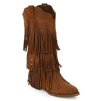 Coconuts by Matisse Saloo Women's Fringe Knee-High Boots