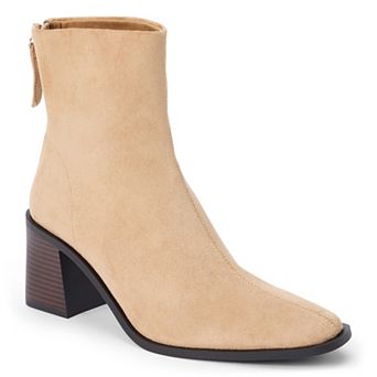 Coconuts by Matisse Warren Women's Suede Ankle Boots with Block Heel