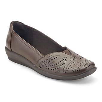 Easy Spirit Anika Women's Wedge Perforated Slip-On Flats