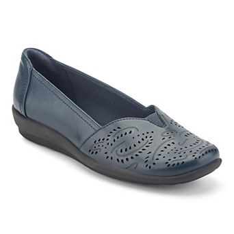 Easy Spirit Anika Women's Wedge Perforated Slip-On Flats