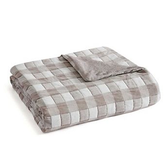 Martha Stewart Gingham Throw Blanket