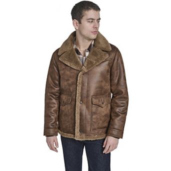 Men's Levi's® Faux Shearling Sherpa Lined Rancher Coat
