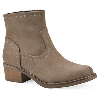 White Mountain Meringue Women's Western Inspired Ankle Boots