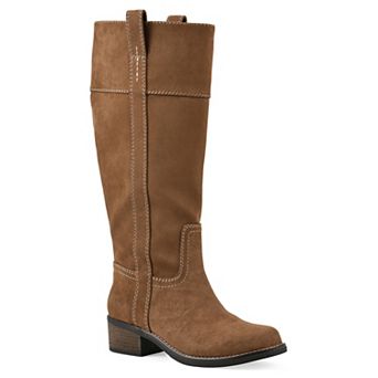 White Mountain Merrier Women's Tall Shaft Block Heel Boots