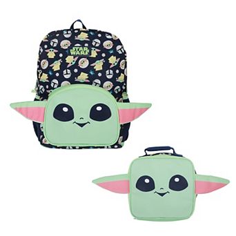 The Mandalorian Grogu 16-Inch Backpack & Lunch Box Set