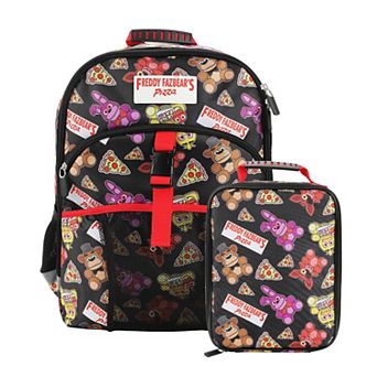 Five Nights at Freddy's 2 pc 16-Inch Youth Backpack & Lunch Bag Set