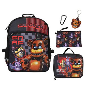 Five Nights at Freddy's Game Over 5 pc Backpack & Lunch Set