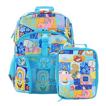 SpongeBob SquarePants 2 pc 16-Inch Backpack & Lunch Kit Set