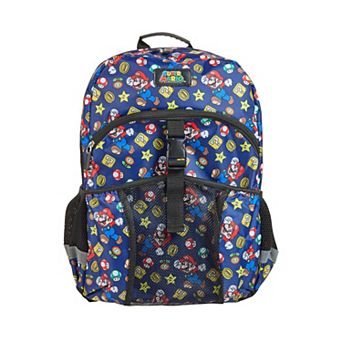 Super Mario Bros. All-Over Print 16-Inch Backpack & Lunch Box Set