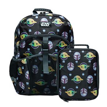 Star Wars The Mandalorian & Grogu 2 pc 16-Inch Kids Backpack & Lunch Box Set