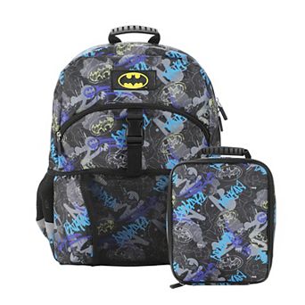 Batman 2 pc 16-Inch Backpack & Lunch Box Set