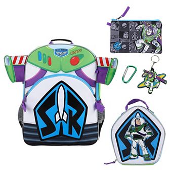 Disney's Toy Story Buzz Lightyear 5 pc Novelty Backpack & Lunch Box Combo Set
