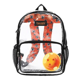 Dragon Ball Z 16-Inch Clear Backpack For School & Travel