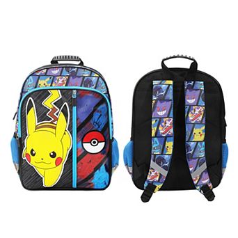 Pokémon Pikachu & Pokeball 16-Inch Kid's Backpack For School & Travel