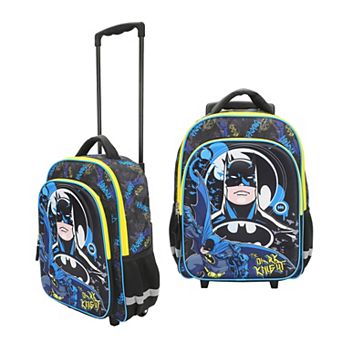 Batman Hero 16-Inch Rolling Travel Backpack