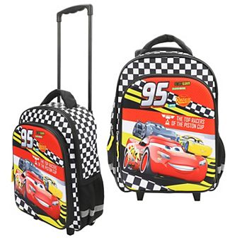 Disney / Pixar's Cars Lightning McQueen 16-Inch Rolling Travel Backpack