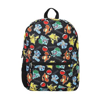 Kids Pokemon Favorite Characters All-Over Print 16-Inch Backpack