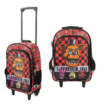 Five Nights at Freddy's 16-Inch Rolling Travel Backpack