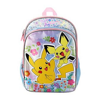 Pokemon Pikachu & Pichu Youth 16-Inch Satin Backpack