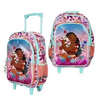 Disney's Moana 16-Inch Rolling Travel Backpack