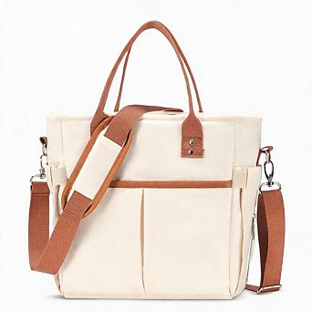 Leakproof Thermal Lunch Bag with Removable Shoulder Strap for Work Picnic Travel