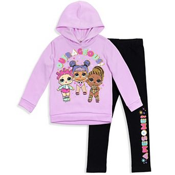 L.O.L. Surprise! Fleece 2 pc Hoodie and Leggings Set
