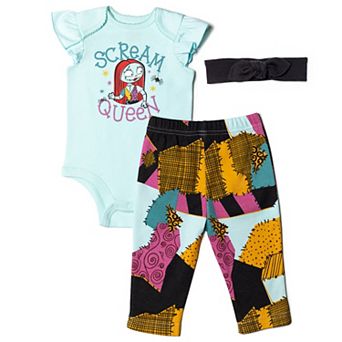 Disney Nightmare Before Christmas 3 pc Bodysuit and Pants Set