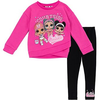 L.O.L. Surprise! 2 pc Fleece Sweatshirt and Leggings Set