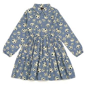 Disney Nightmare Before Christmas Jack Skellington Tiered Dress
