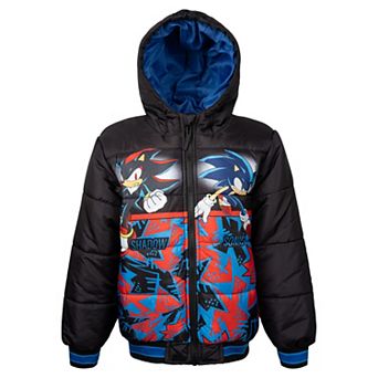 SEGA Sonic the Hedgehog Hooded Puffer Jacket