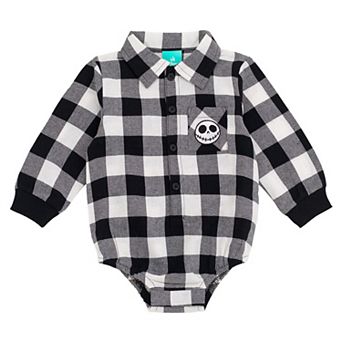 Disney Nightmare Before Christmas Jack Skellington One Piece Bodysuit