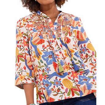 Joe Browns Women's Plus Size Boho Embroidered Blouse