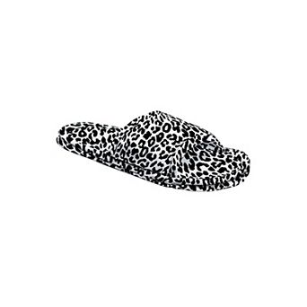 Dreams & Co. Plus Size Cotton Slide Slippers