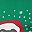Green Santa Claus