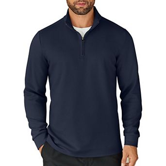 COOFANDY Men's 1/4 Zip Up Pullover Lightweight Mock Neck Sweatshirt Casual Long Sleeve Polo Shirt