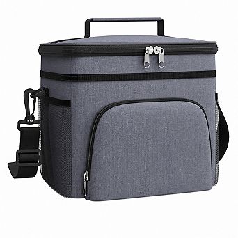 Insulated Lunch Bag Leak Proof 3 Layer Insulation Large Capacity Adjustable Strap Work Picnic Travel
