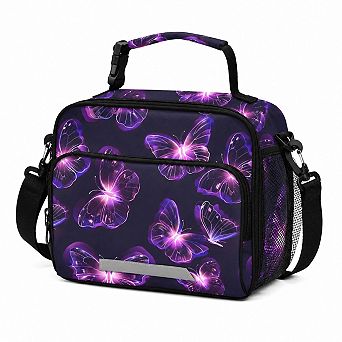 Insulated Lunch Tote Bag Portable Shoulder Carry Storage for School Picnic Travel