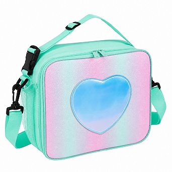 Insulated Reusable Lunch Bag Adjustable Strap Leakproof Tote For School Picnic