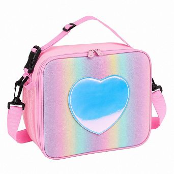 Insulated Reusable Lunch Bag Adjustable Strap Leakproof Tote For School Picnic
